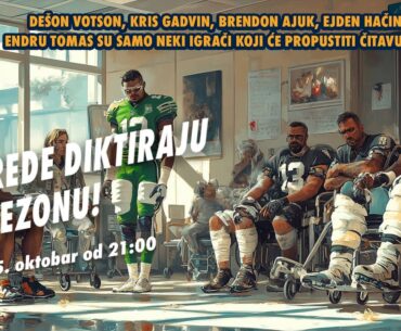 99 jardi #201 NFL: POVREDE DIKTIRAJU NFL SEZONU!