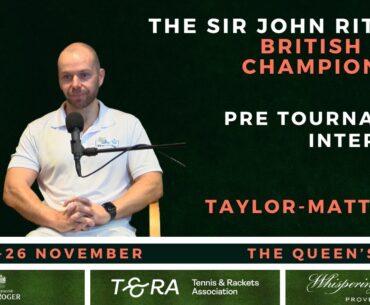 Ben Taylor-Matthews - Pre Tournament Interview - British Open 2024