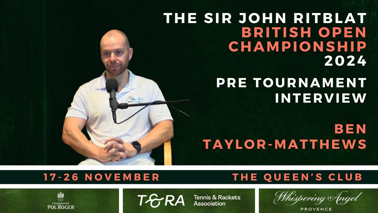 Ben Taylor-Matthews – Pre Tournament Interview – British Open 2024 Ben Taylor-Matthews - Pre Tournament Interview - British Open 2024