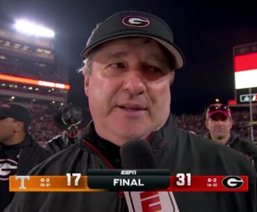 Tennessee vs. Georgia Reaction: Kirby Smart, Carson Beck & Kirk Herbstreit speak | ESPN CFB