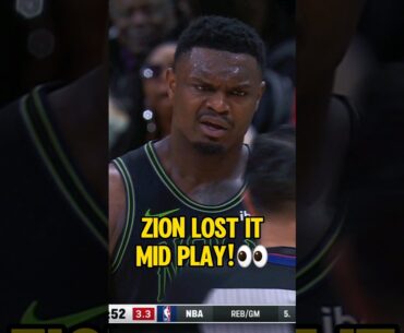 Zion HAD ENOUGH & got a TECH!👀