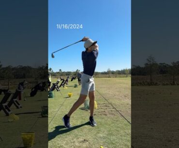 Week 2 practicing my golf swing.