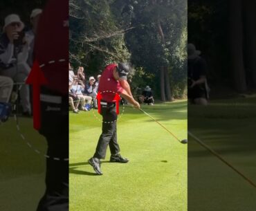 ✅✅✅ hideki matsuyama swing front. 엉덩이가 너무 탄력있어