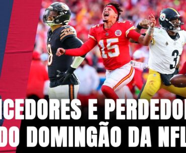 CHIEFS E LIONS DANDO JEITO DE VENCER, JETS E BEARS IRRITANDO O TORCEDOR: TUDO DO DOMINGO DA NFL