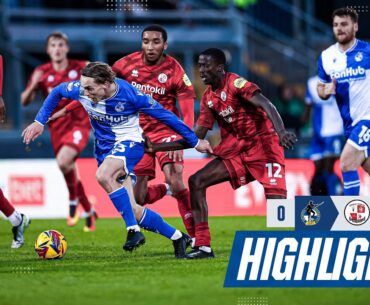 Extended Highlights | Bristol Rovers 0-0 Crawley Town