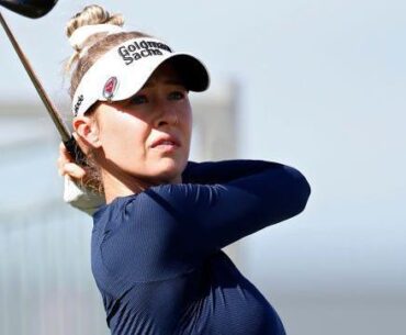 Nelly Korda in action in Florida