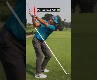 The Perfect Hand Path (Golf Swing Slow Motion)