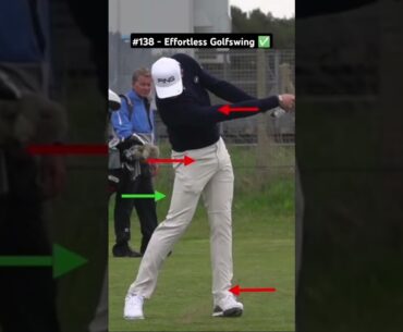Effortless Golfswing Sequence (Slow Motion Iron)