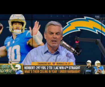 THE HERD | Colin Cowherd STUNNED, LA Chargers Can WIN Division With Herbert And Harbaugh | NFL