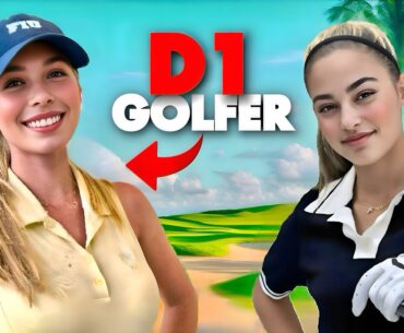 Can A YouTuber Beat DIVISION 1 Golfer?