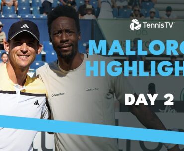 Thiem Takes On Monfils; Fognini & More Feature | Mallorca 2024 Day 2 Highlights
