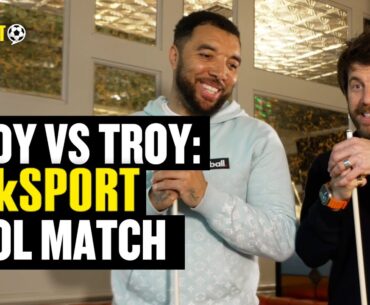 Andy Goldstein & Troy Deeney FACE OFF In Pool Match As They Talk Man United & Ollie Watkins 👀🎱