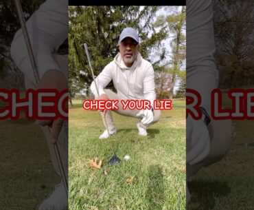 Check Your Lie when using WOODS & HYBRIDS #golfswing #shorts #short #golf
