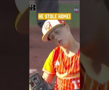 STOLE HOME IN THE LITTLE LEAGUE WORLD SERIES!