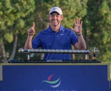 Rory McIlroy is miles clear of Jon Rahm and Sergio Garcia after winning £4m in Dubai