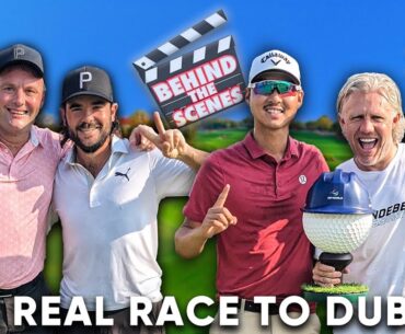 Behind The Scenes At EPIC SPEED Challenge With DP World Tour!! | FT Min Woo Lee & Angel Hidalgo 🔥