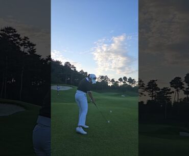 BTY GOLF ACADEMY KLPGA 이유정프로 아이언샷 슬로우모션 #btygolf #골프