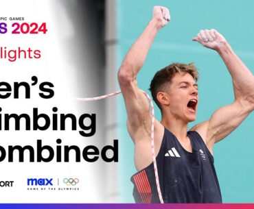 HE CAN'T BELIEVE IT! 😮 | Toby Roberts Takes Gold In Men's Climbing Boulder & Lead | #Paris2024
