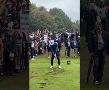 Matteo Manassero with a great week at the BMW PGA Championship, just coming up short on round 4!