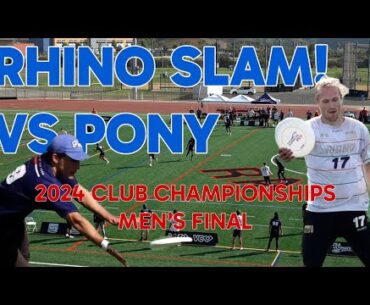 Rhino Slam! vs. PoNY | Men's Final | 2024 USA Ultimate National Championships