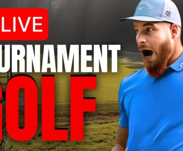 🔴 LIVE GOLF:  World Long Drive Champion plays Simulator Golf Tournament