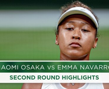 Grand Slam Champion bows out | Naomi Osaka vs Emma Navarro | Highlights | Wimbledon 2024