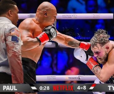Mike Tyson vs Jake Paul |🥊Knockouts | Full FIGHT HIGHLIGHTS | BOXING BATTLE FIGHTS | TKO #PaulTyson