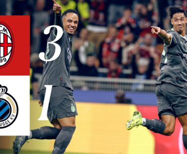 Pulisic and a Reijnders brace for the win | AC Milan 3-1 Club Brugge | Highlights #ChampionsLeague