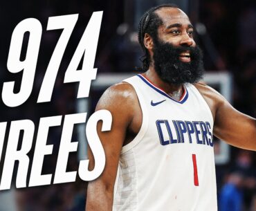 James Harden Has The Second Most Three-Pointers Made In NBA History!