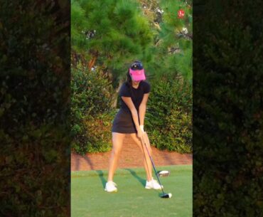 Golf girl perfect swing #golfshorts