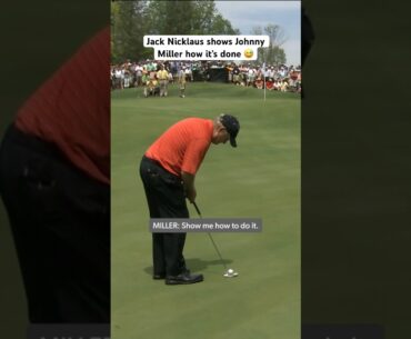 A LEGENDARY Jack Nicklaus moment 🔥