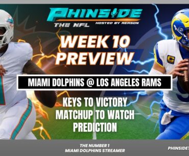 Miami Dolphins Lose 2 KEY Players For Game Against Los Angeles Rams?!