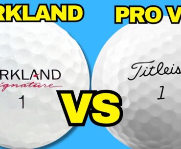 Cutting Open KIRKLAND vs PRO V1 Golf Balls! (What’s Inside?)