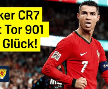 CR7 kommt, trifft und führt Portugal zum Sieg: Portugal - Schottland | UEFA Nations League | DAZN