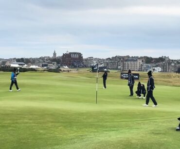 Darren Fichardt Holes Putt for Birdie, St Andrews 16th Dunhill 2024
