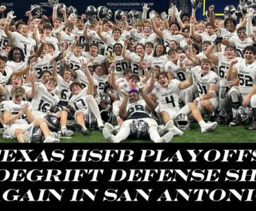Texas HSFB Playoffs | Vandegrift's Defense Shines Again in San Antonio