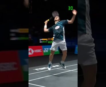 Longest rally! (62 shots) Anthony S. Ginting vs Viktor Axelsen | All England Open 2024 MS QF #shorts