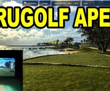 TruGolf Apex Golf Simulator Update! Courses are Finally Here! 🔥 ⛳