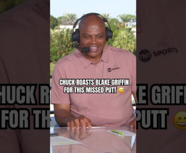 Chuck let Blake hear it after missing this 😭 #TheMatch