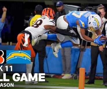 A WILD Battle In Week 11! Cincinnati Bengals vs. Los Angeles Chargers FULL GAME | NFL 2024 Season