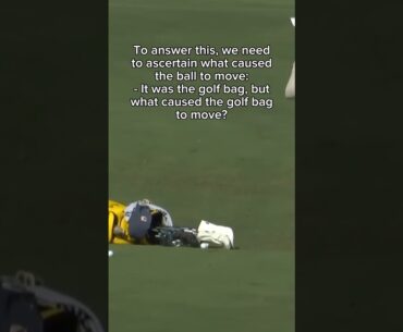 Golf Bag Falls On Ball - Golf Rules Explained