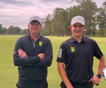 Practice Round - Interview with Team South Africa's Christiaan Maas & Daniel Bennett
