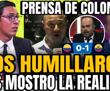 ¡NOS HUMILLARON! MENOSPRECIARON A ECUADOR Y AHORA PRENSA DE COLOMBIA LAMENTA LA DERROTA 1-0 ECUADOR