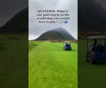 MUST PLAY GOLF COURSES