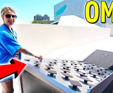 We Found a CRAZY Mini Golf Course on the Roof of a Museum!