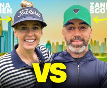 NIGHT GOLF! Can I beat +5 professional, Zane Scotland?