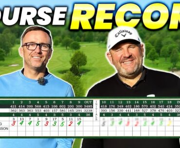 We just Smashed the Golf Course Record - You Won't Believe How!