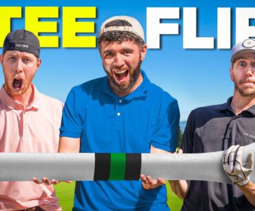 BIG WEDGE GOLF TEE FLIP CHALLENGE!