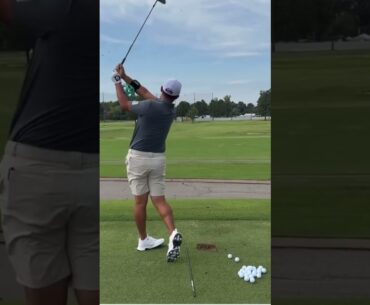 Byeong Hun An using the Pro Sendr training aid