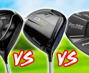 The Ultimate Driver Forgiveness test! (Qi10 Max vs Ping G430 MAX 10k vs Tour Edge E725!)
